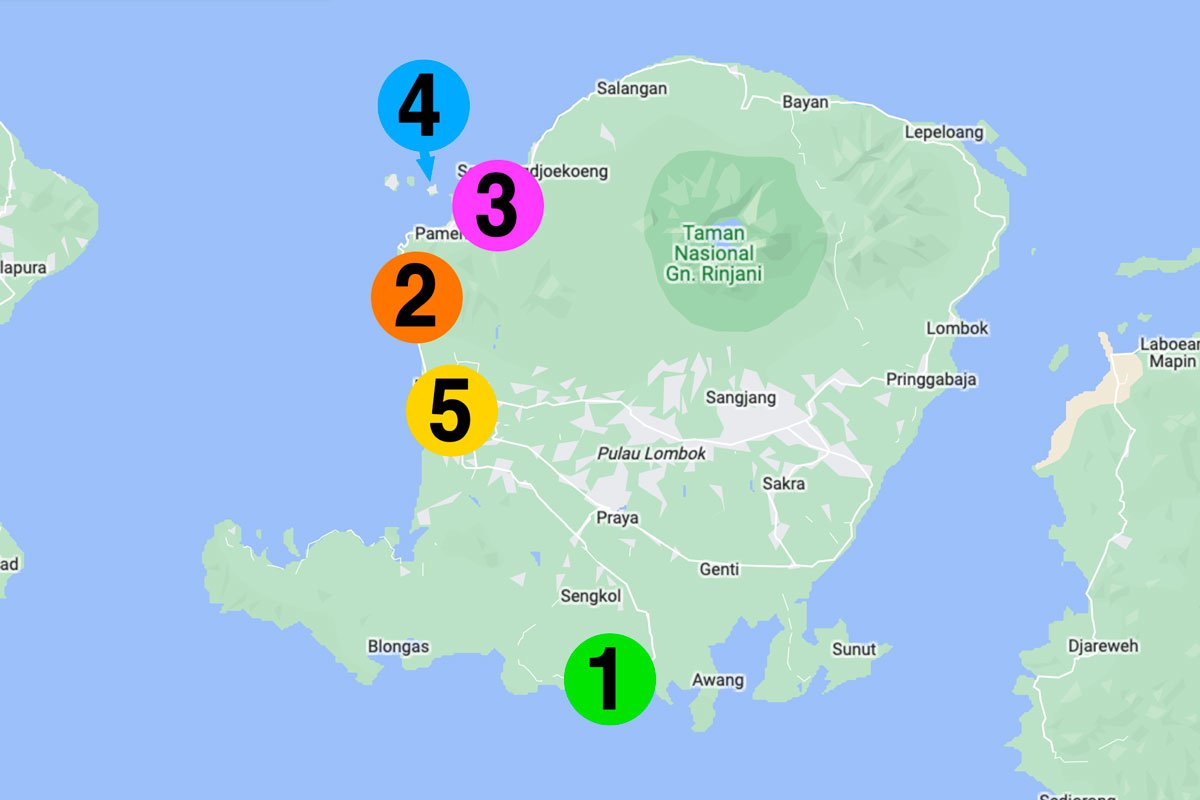 Dónde alojarse en Lombok